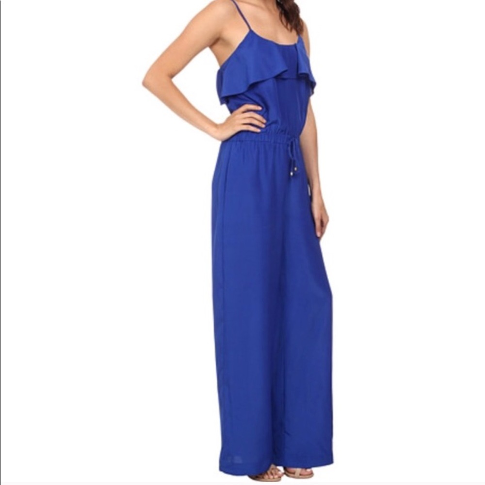 Michael Kors electric blue jumpsuit